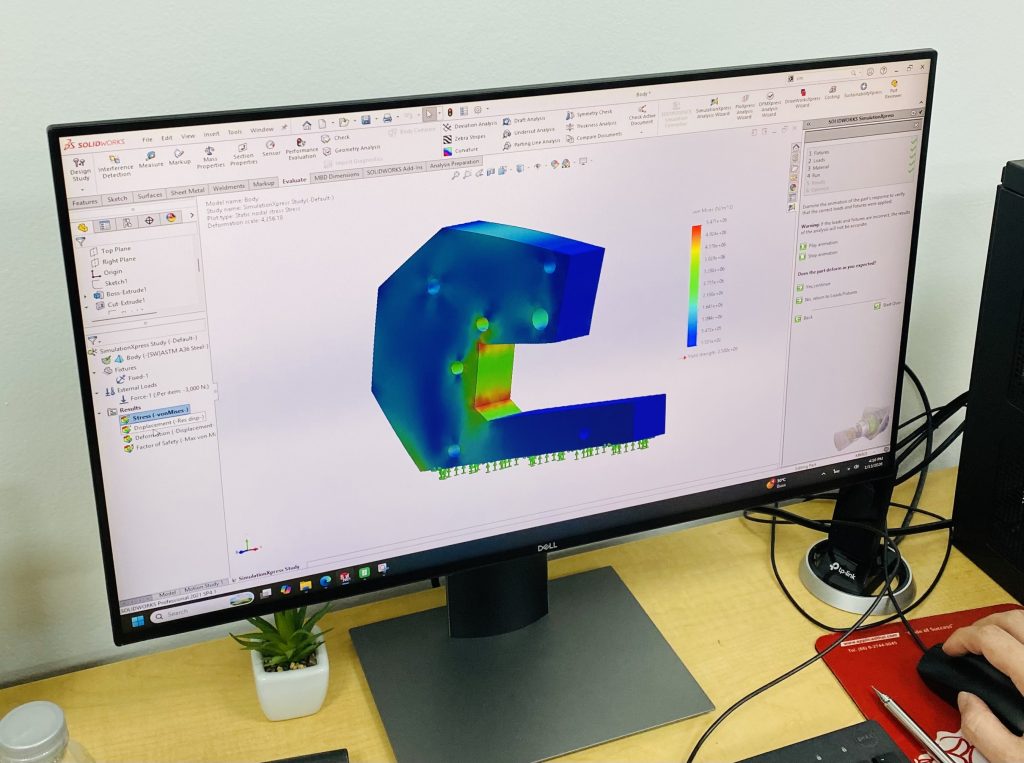 Custom designed Aircraft Special Tool for engine maintenance using CAD